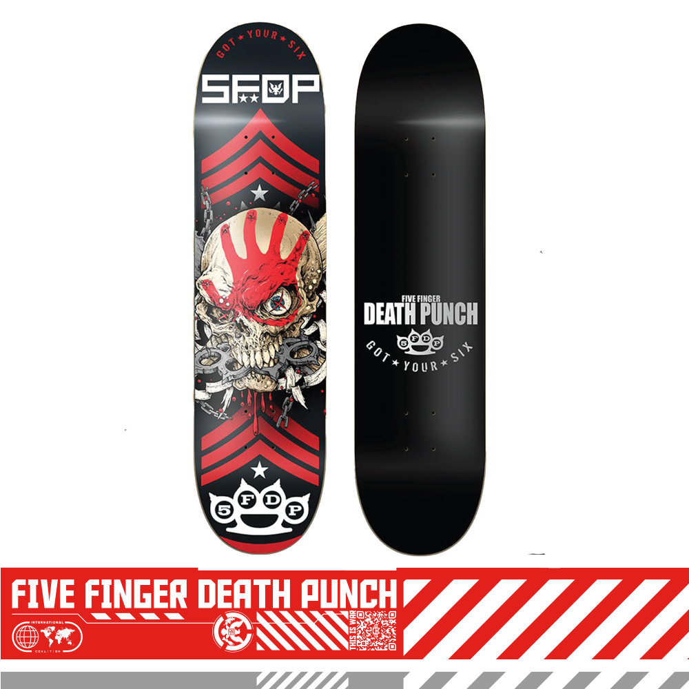 Knuckle Chevron Skateboard Deck