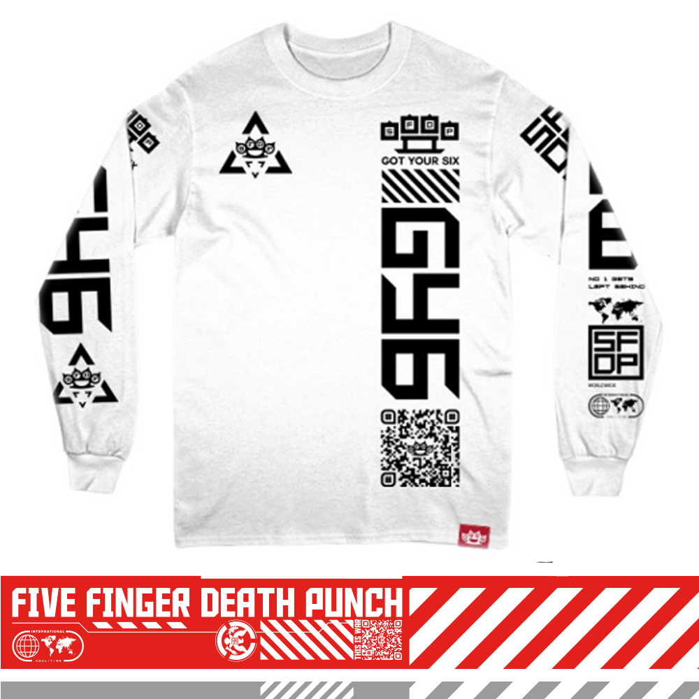 GY6 White Long Sleeve Tee