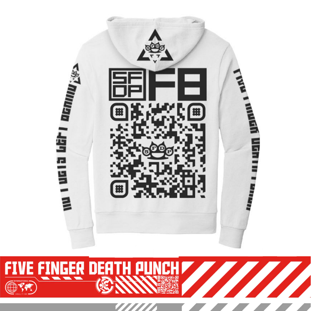 No.1 White Hoodie