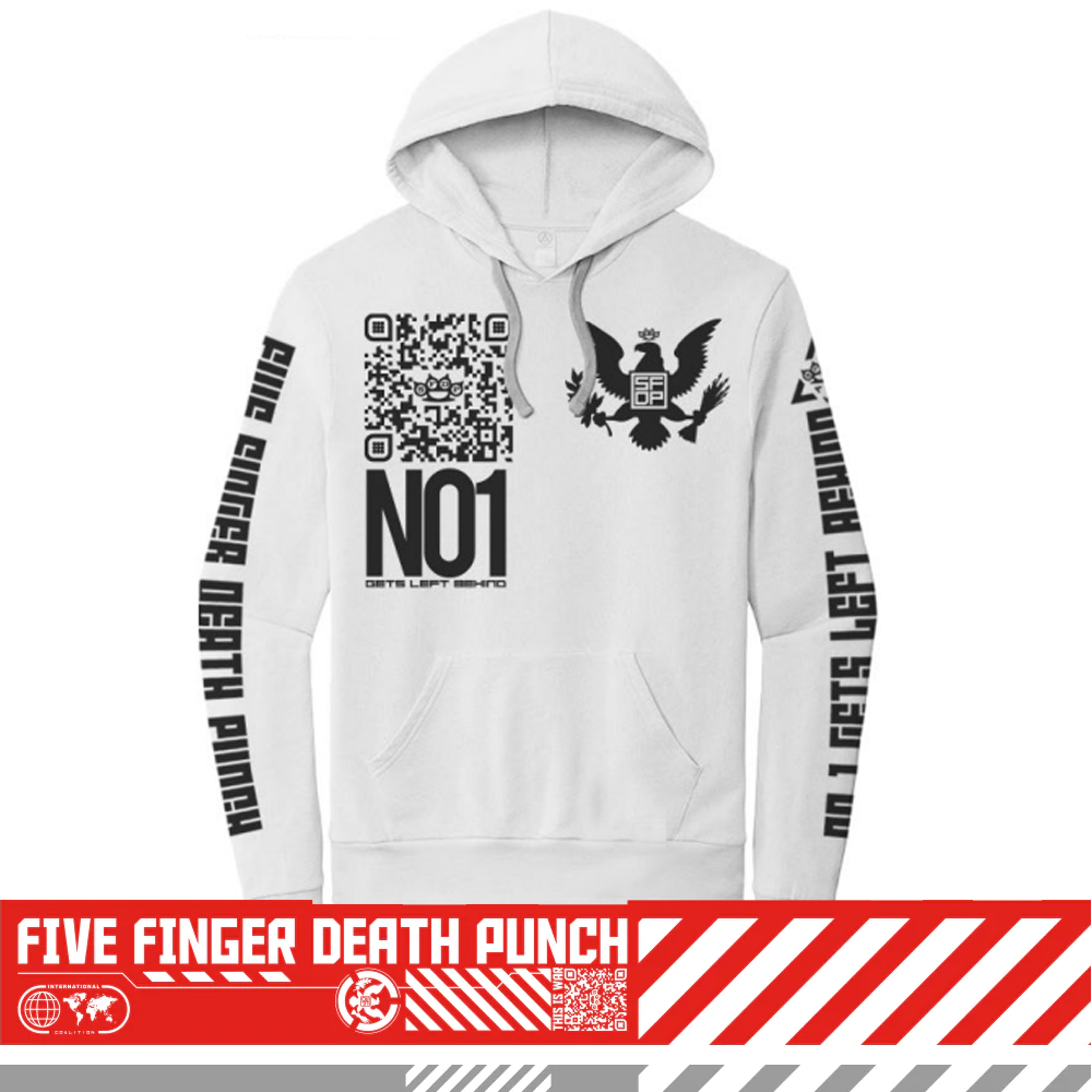 No.1 White Hoodie