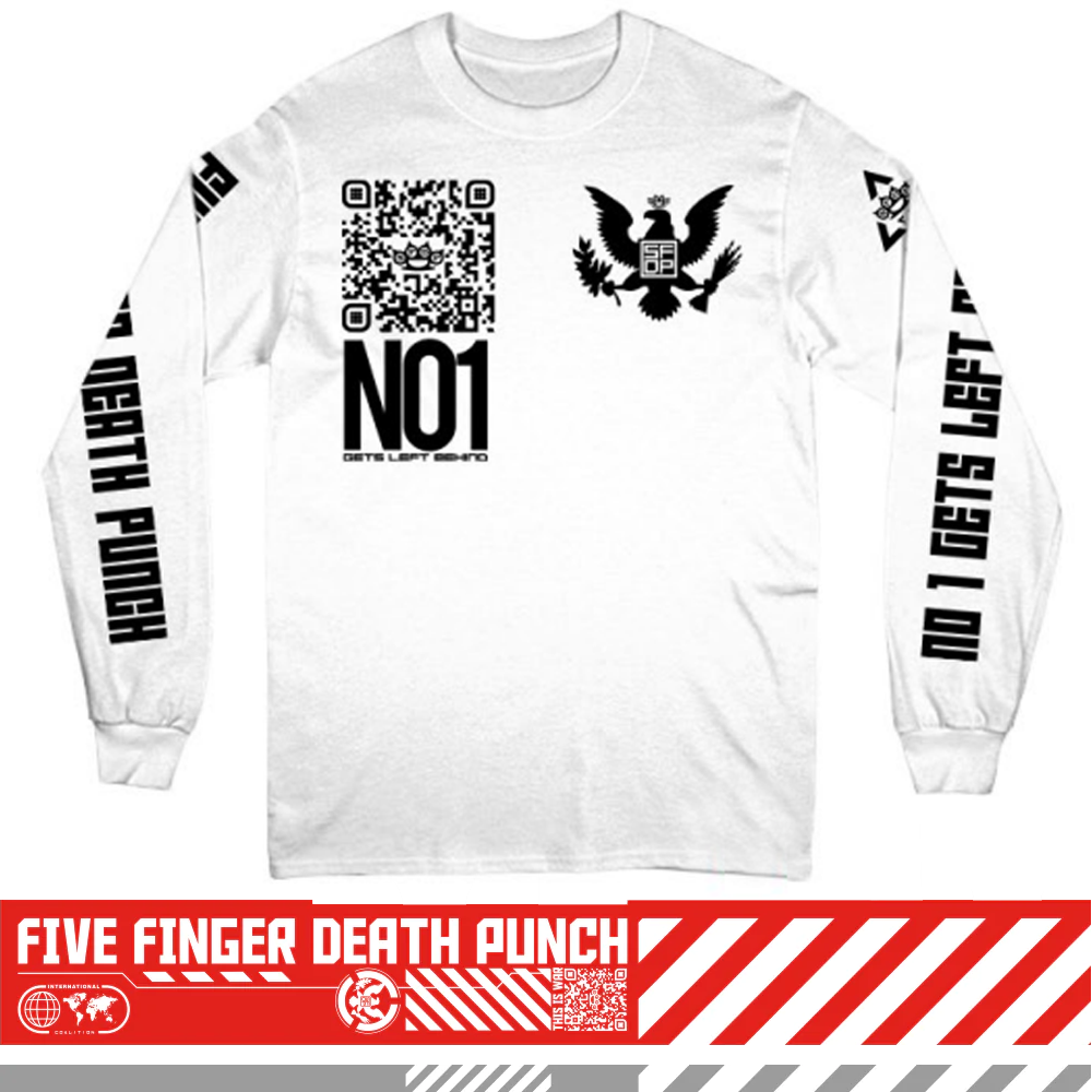 No.1 White Longsleeve